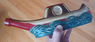 Vintage Viarengo Painted Gondola Boat Shelf Art Glass Wine Bottle Torino Italy