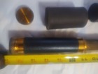 19th C  France Leather Wrap Brass Maritime Spyglass 4 Draw Telescope 17 Inches 