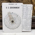 1968 Vintage  Sama   Etani Concise Chemical Tables And Circular Slide Rule
