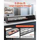 Uimoso Countertop Sushi Display Refrigerator  2 9 Cu ft With 5 Food Pans