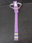 Tipi Design Purple 8 Band Wool Broadcloth Beaded Native American Indian Necktie