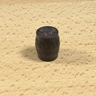 Vintage Marx Fort Apache Western Captain Gallant Playset Powder Keg Barrel Brown