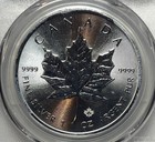 2016 Canadian Maple Leaf 1 Oz  Pcgs Ms69 5  Silver 9999 Coin  A Beauty 