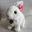 Miyoni 10  White Bunny Plush By Aurora Realistic Super Soft Plush Bunny  p2