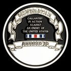 Silver Star Medal Challenge Coin - Updated