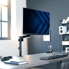 Vivo Black Single Monitor Arm Sit-stand Desk Mount For Computer Screen Up To 32 