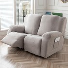 Recliner Loveseat Cover Stretch Couch Covers Sofa Slipcover For 2 Seat Reclining