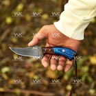Handmade 1095 Steel Cowboy Hunting Knife With Leather Sheath  Skinner Knife