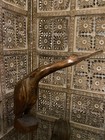 Vtg Carved Goose Solid Wood Goose 13-1 2    Tall Estate Rustic Primitive Farmhouse