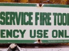 Vintage Us Forest Service Porcelain Sign Old Fire Tools National Park Ranger 14 