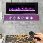 60 ultra Thin Electric Fireplace Wall-mounted   Recessed Fireplace Heater Remote