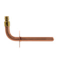 25 Pack Xfitting 1 2  Pex-a Expansion Stub Out Elbow With Flange  3-1 2  X 8 