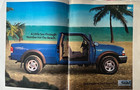 1999 Ford Ranger Supercab 4x4 Vintage Print Advertising 90 s Blue Truck Ad