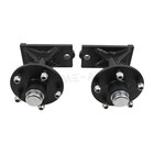 Pair 5x5 5 Lug Upgrade Superior Shipping Container Wheels  Bolt-on Spindle Kit