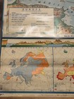 A j  Nystrom   Co  Pull Down Retractable School Map Europe Large Chart 60x60   