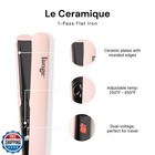L ange Hair Le Ceramique 1-pass Flat Iron Hair Straightener   Fast Heating Ce