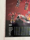 Vintage 1985 Bandai America Godaikin Super Robots Calendar Promo Poster 17x23 Nm