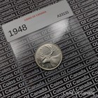 1948 Canada Silver 25 Cents Quarter Coin Uncirculated High Grade  coinsofcanada