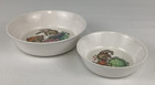 Oneida Deluxe Peter Rabbit Bowl Set Child Melamine Character Dinnerware Vintage
