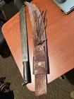Legitimus Collins   Co Machete With Panama Leather Sheath 23   