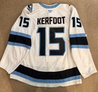 Alex Kerfoot Game Worn Used 2025-26 Utah Mammoth Playoffs Jersey - Fanatics Coa