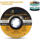 100 Pack - 4-1 2  X  045  X 7 8  Depressed Center Cut-off Wheel T27 Cutting Disc