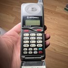 Vtg Motorola Flip Phone Micro Tac650 Wireless Cell No Charger Untested