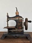 Antique 1930   s Germany Casige  Miniature Toy Sewing Machine Floral Lithograph