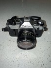 Canon Ae-1 Program 35mm Slr Film Camera Fd 50mm F 1 8 Lens Tested Working