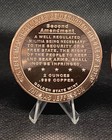 Lot Of 2 - 2 Oz  999 Fine Copper Round - Second Amendment Design - Gsm