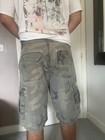 U s  Polo Assn  Men s Green Camo Cargo Shorts 36 Cotton