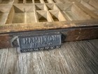 Vintage Hamilton Letterpress Printer Drawer Trinket Shelf Shadow Box 32 X 16 5