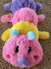 Dan Dee 28    Pink Accent Rainbow Caterpillar Plush Large Collectors Choice-vgc