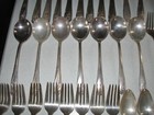 72 Vintage Pcs  1847 Rogers Bros Is Daffodil Silverplate Flatware Set Nice