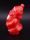Vintage Christmas 1940s Irwin Plastic Santa Claus Ornament 3  Made In The Usa