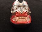 Classic Northwest Coast Design   black Bear  Carved Wooden Mask   Wy-1124 07673