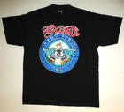 Aerosmith Aero Force One Tour T-shirt Xl 1993 Rock Concert Black Giant 2side Vtg