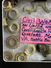 Civil War Relics Dug Up At Union Battle Of Bull Run Manasses va Confederate Side