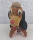 Vintage Made In Japan Plush Dog Smoking Pipe