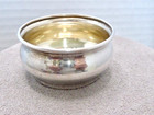 Antique Signed Webster Co  Hallmarked Silver Salt Cellar Monogram M Salt Dip
