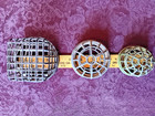 Vintage Lot Of 3 Flower Frog Cages- 1 Vintage Dazey Piece No  2