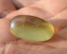 Libyan Desert Glass Cabochon  Meteorite Tektite-asteroid Impact- 11 3 Gram