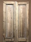 Antique French Double Doors  36x99 5  Raised Panel Doors  European Doors A583