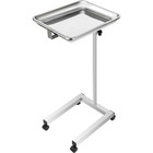 Lab Cart  Stainless Steel Mayo Tray Stand 18 X 14 In Trolley Mayo Stand  Adju   