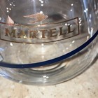 Martell Rastal Snifter Cognac Glass Blue Rim Sticker Made In W  Germany