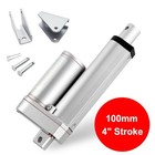 100mm 4  Linear Actuator Dc 12v Heavy Duty 4inch Stroke 330 Pound Max Lift Motor