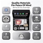 Upper   Lower Full Mouth Silicone Dentures  Lifelike Fake Teeth  Ideal For Daily