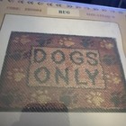 Latch Hook Rug Kit Dogs Only 52cm X 38cm  20   x15     Code New