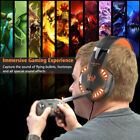 Gaming Headset With Led Mic Stereo Bass Surround Headphone For Ps4 Xbox One Pc