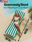 Utopia Towels Pack Of 4 Cabana Beach Towels  Oversized 30 X 60 Inches Cotton Bea